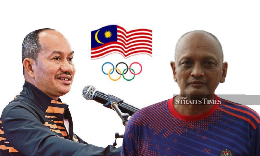 Sports Commissioner Suhardi Alias and Datuk Dr Pekan Ramli (right). - NSTP file pic