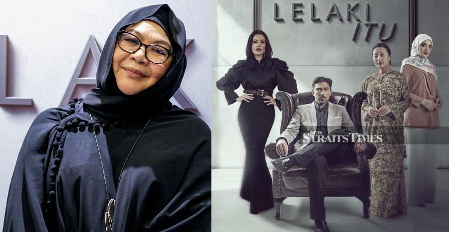 Erma Fatima says she is surprised by the positive response for her 30-episode drama, ‘Lelaki Itu’, which was watched by 10 million viewers. (NSTP/HAZREEN MOHAMAD)