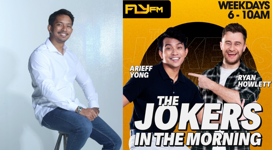 Popular content creator, comedian and social media sensation Arieff Yong is Fly FM’s new radio announcer. - Pic courtesy of ROHANIS SHUKRI & Fly FM