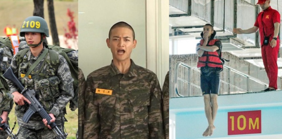  Showbiz Shinee s Minho  looks mighty manly in military  