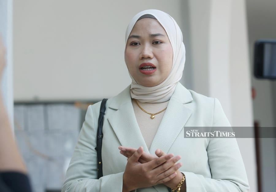 Nurul Shuhada said she didn't want her son Umar to feel like there was a lack of fatherly love and hoped that his father Hafidz Roshdi would be responsible and committed to their two children. - NSTP file pic