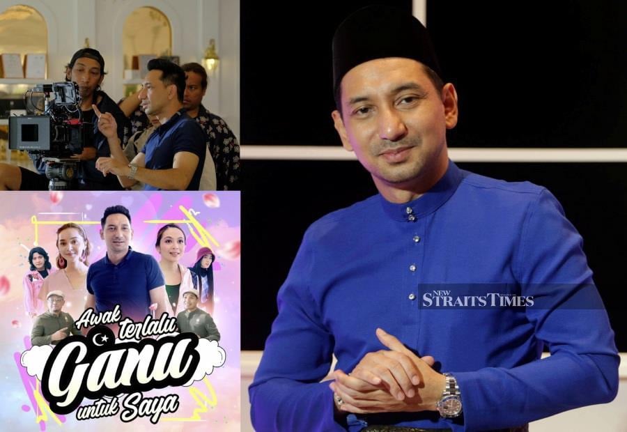 Zizan Razak, who has taken on the role of lead actor, scriptwriter and director for the telemovie ‘Awak Terlalu Ganu Untuk Saya’, welcomes both constructive criticism and harsh comments. - Pics from NSTP/MOHAMAD SHAHRIL BADRI SAALI and IG