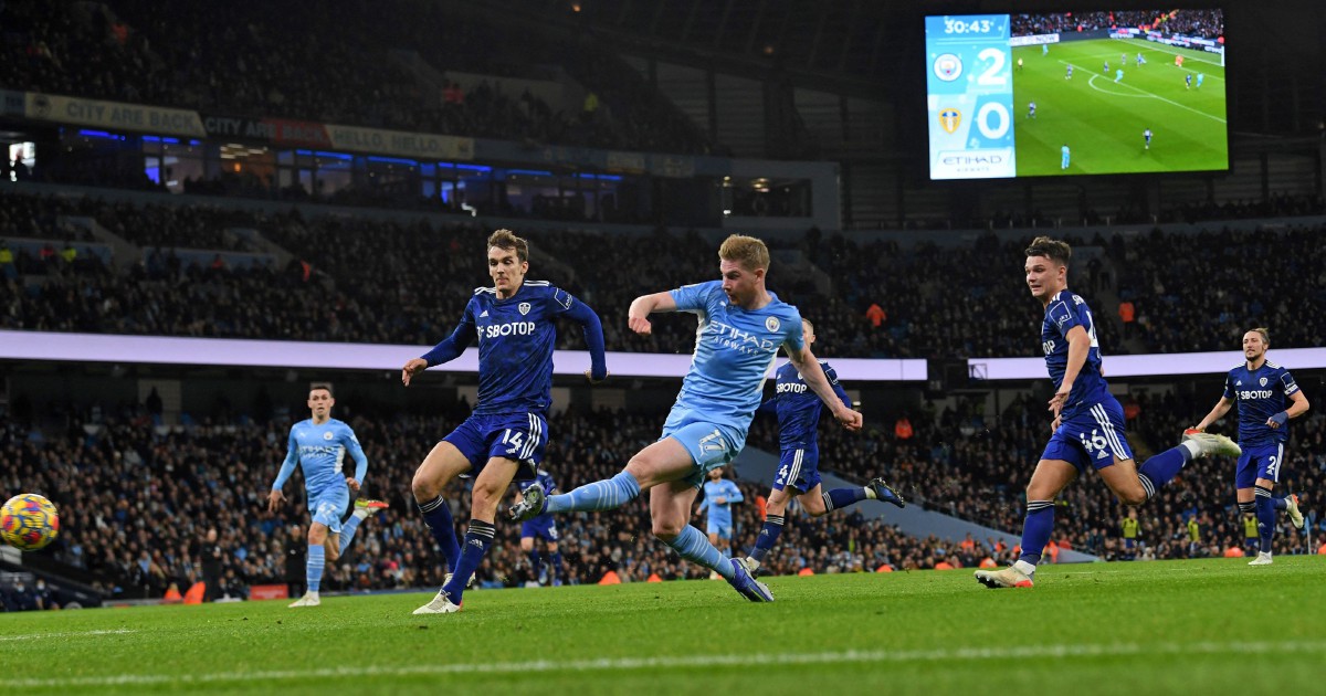 Man City rout Leeds with magnificent seven as Covid fears mount