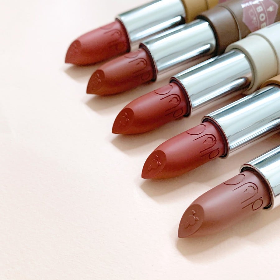  The lipsticks come in wearable shades.