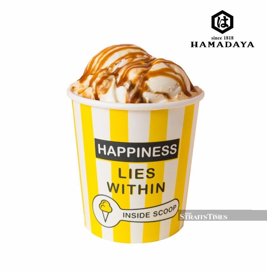 Give this limited edition Caramel Soy Sauce ice-cream flavour a try!