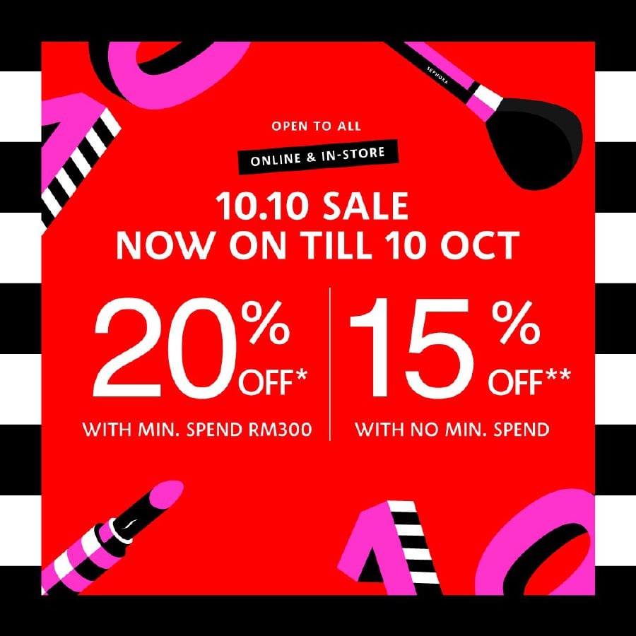 Sephora sale on until tomorrow New Straits Times Malaysia General