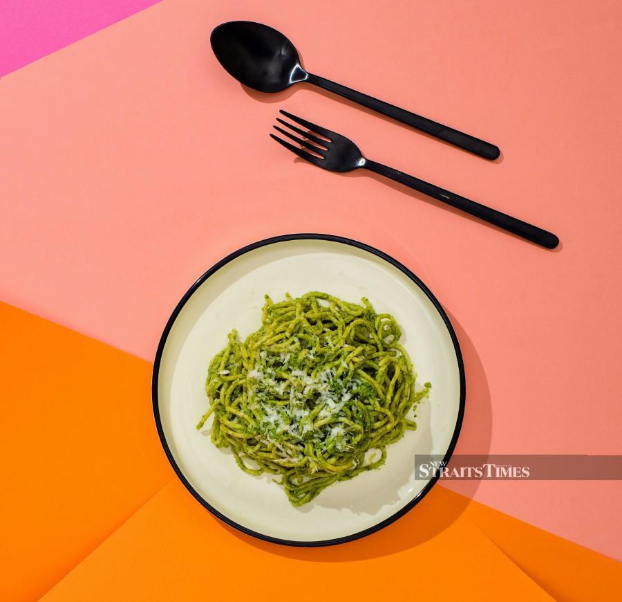  The Kale Pesto pasta is delicious and flavourful. Photo by Funkydali.