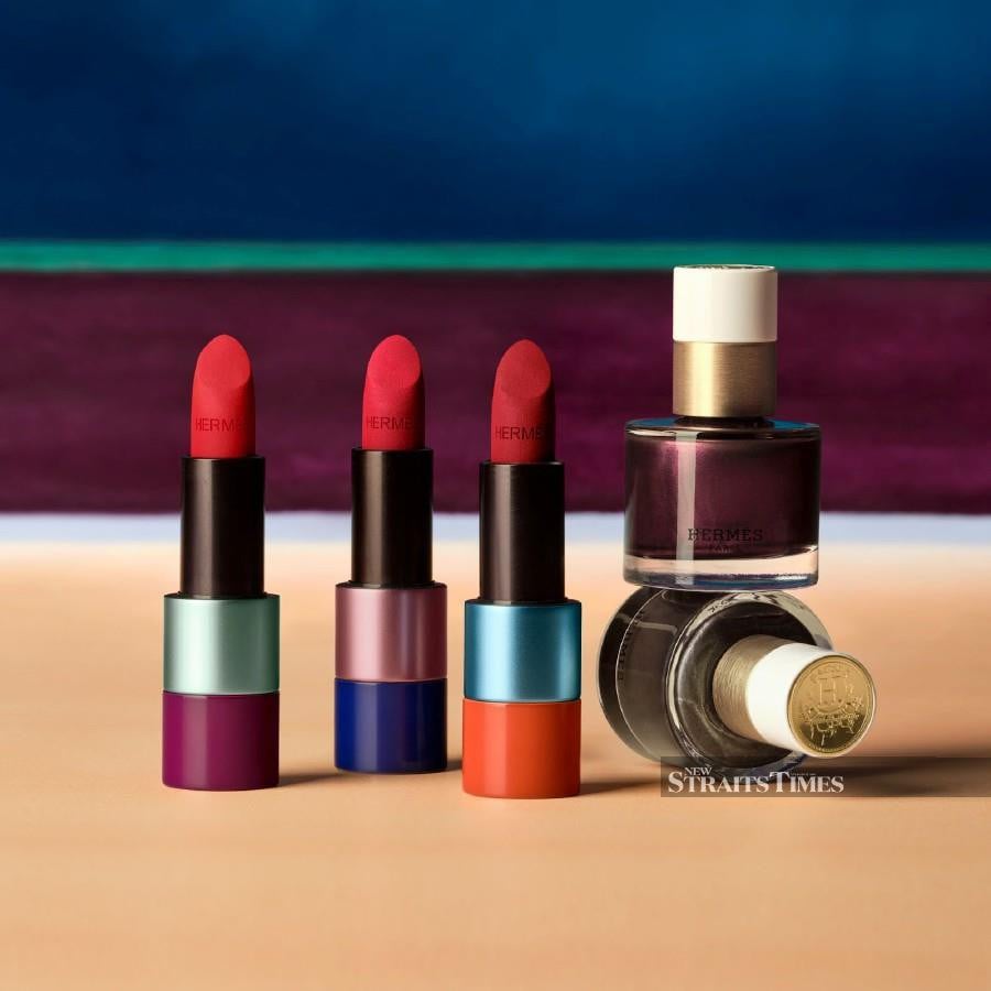 Hermès Beaute’s crimson shades for the Christmas and holiday season.