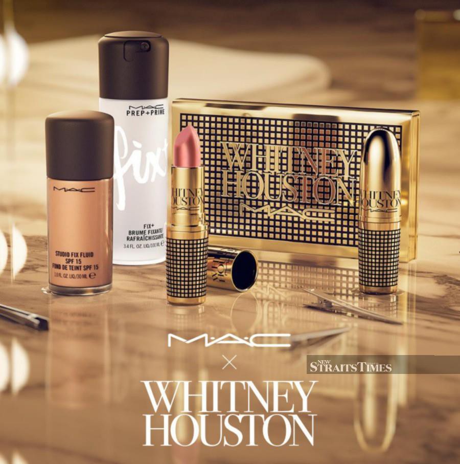 Re-live the vintage glam with MAC x Whitney Houston limited edition line.