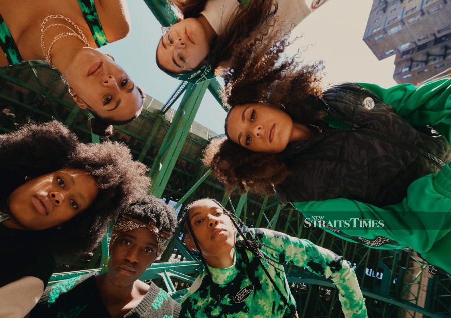 H&M collaborated with No Fear and the Skate Kitchen to bring this collection to life.