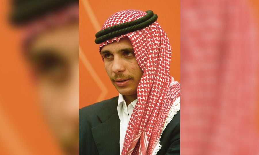 Former Jordan's Crown Prince Hamzah bin Al Hussein. - EPA PIC