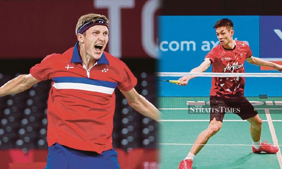  Liew Daren (right) will face world No 1 Viktor Axelsen in the World Championship. - NSTP file pic