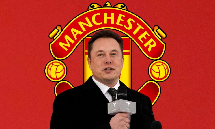  Elon Musk says he is buying Premier League club Manchester United. 