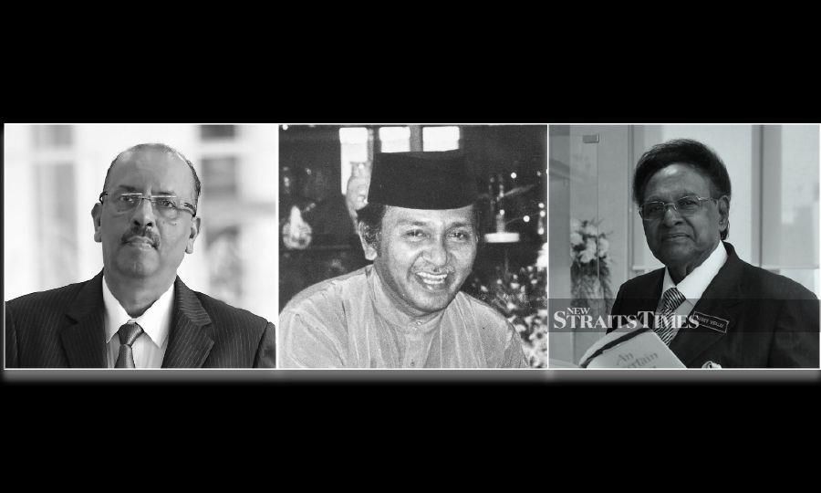 Tan Sri Ali Hamsa, Datuk Seri Mohd Adib Mohamad Adam and Tun S. Samy Vellu. - NSTP file pic