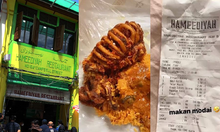 The Domestic Trade and Consumer Affairs Ministr has issued Hameediyah Restaurant in Campbell Street with a Goods Information Verification Notice (NPMB) to explain the cost and sales price of a sotong goreng dish sold at the premises. 