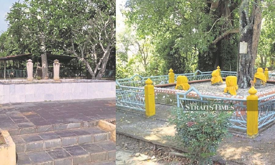  Two heritage sites that are well-known in Kedah are Makam Tunku Anum (left) and Makam Puteri Lindungan Bulan. - Photos courtesy Dr Amirul Husni Affifudin