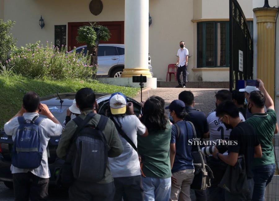 Some 40 local and international media personnel stood waiting outside the embassy to monitor events there after Malaysia ordered all North Korean diplomatic staff and their dependents to leave the country within 48 hours. NSTP/MOHAMAD SHAHRIL BADRI SAALI