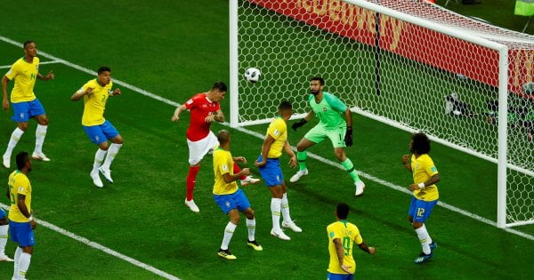Updated) Brazil held 1-1 by Switzerland in World Cup