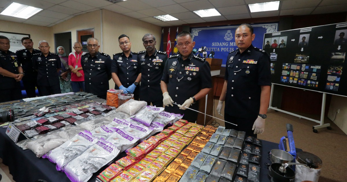 Four Arrested, More Than RM4.3 Million Worth Of Drugs Seized | New ...