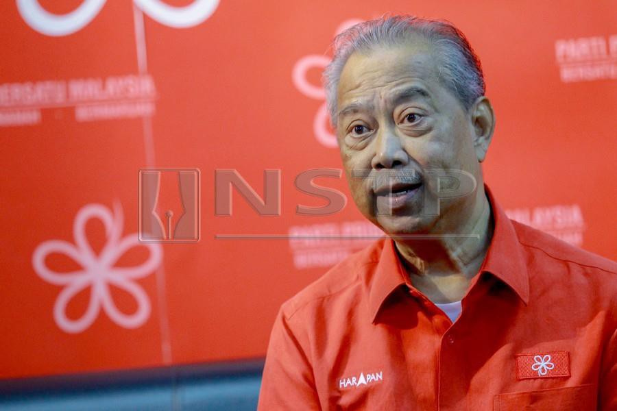 Bersatu president Tan Sri Muhyiddin Yassin says Pas will forever be the opposition, adding that it was Pas that refused to work with Pakatan Harapan in the first place. NSTP/ASYRAF HAMZAH