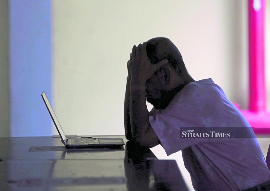 Unemployment leads to financial instability, causing stress and anxiety that, in turn, contribute to depression and insomnia. - NSTP file pic