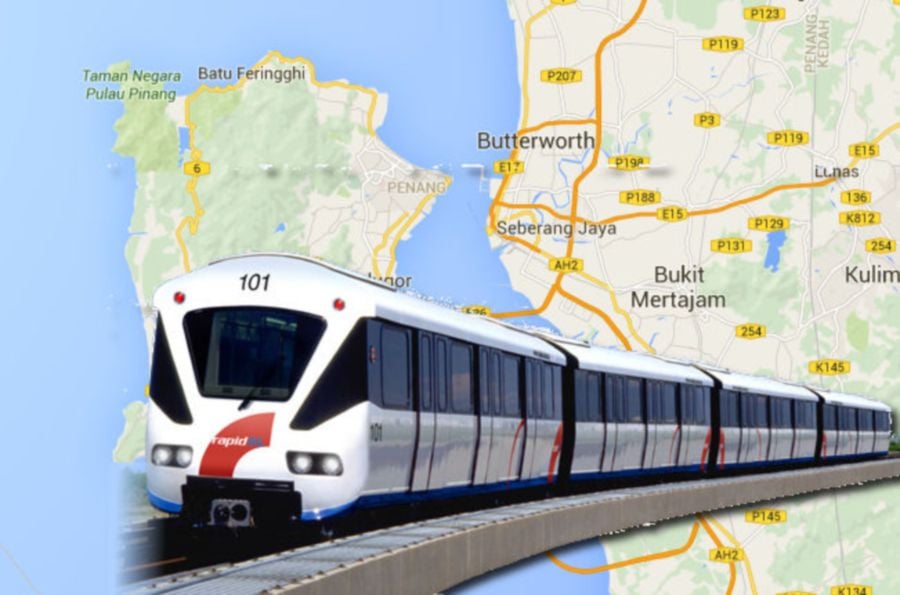 The cabinet has given its nod for the Penang Light Rrail Transit (LRT) project to go ahead. - NSTP file pic