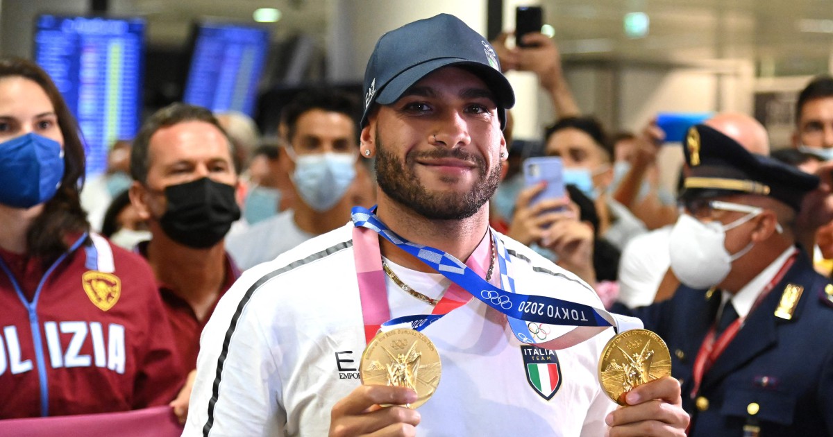 Star of Italy's medal-winning Olympic squad returns to hero's welcome