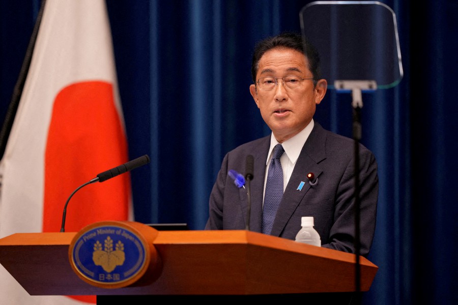 Japan's Prime Minister Fumio Kishida. - REUTERS Pic