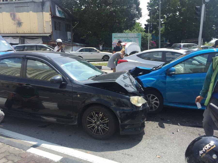 Tired driver dozes off, crashes into 4 vehicles at 