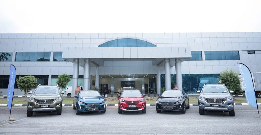 Peugeot cars at the Stellantis Gurun plant