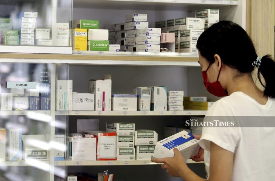 Malaysia imports over RM10 billion worth of pharmaceuticals annually. - NSTP file pic