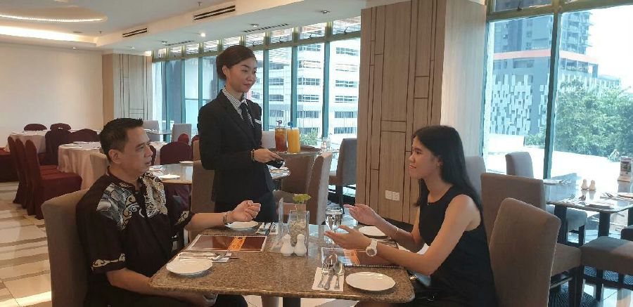 English Language proficiency is a definite advantage in hospitality roles and is vital for career advancement in the hotel industry.NSTP/VINCENT D’SILVA