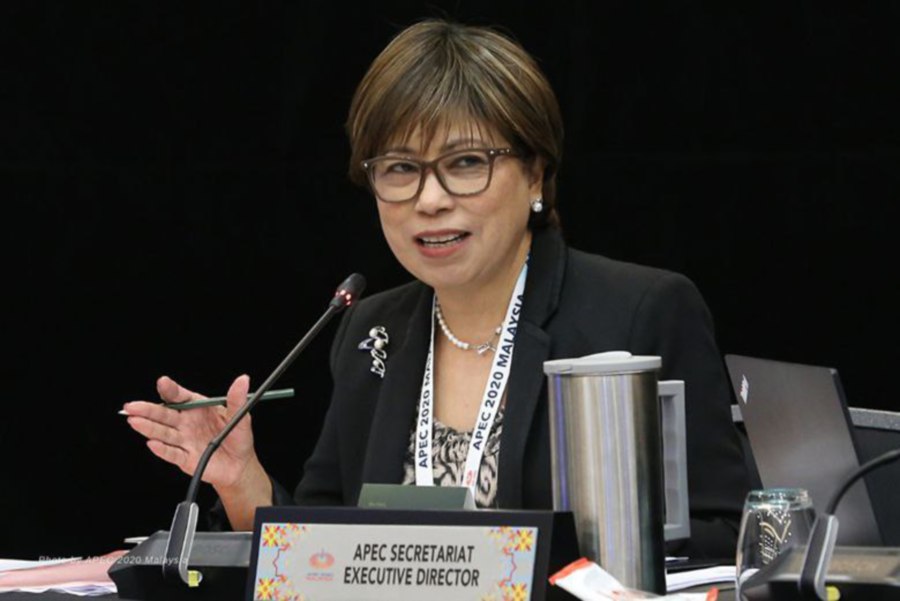 Malaysia’s spot in the Asia-Pacific Economic Cooperation (APEC) has been further boosted with the reappointment of Tan Sri Dr Rebecca Sta Maria as executive director of APEC’s Secretariat. - Pic courtesy Apec