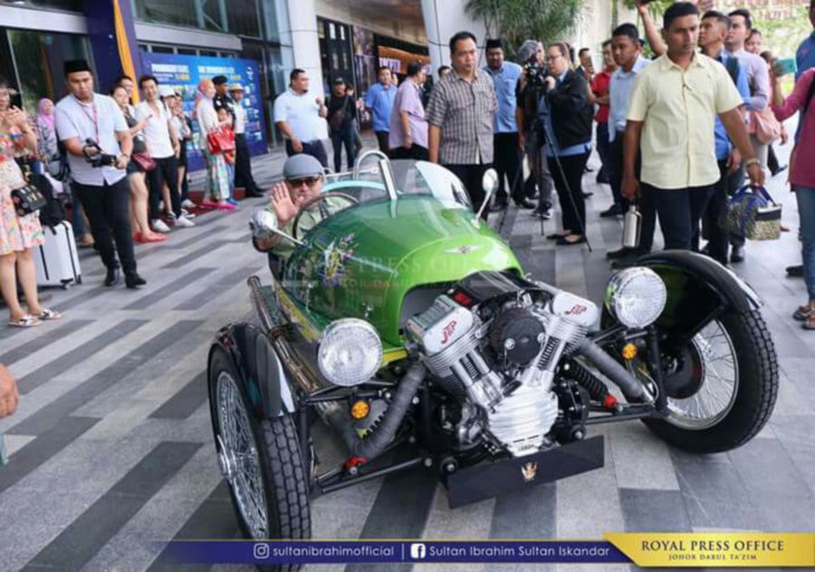 Sultan of Johor, TMJ to ride Morgan 3 Wheeler in annual ...