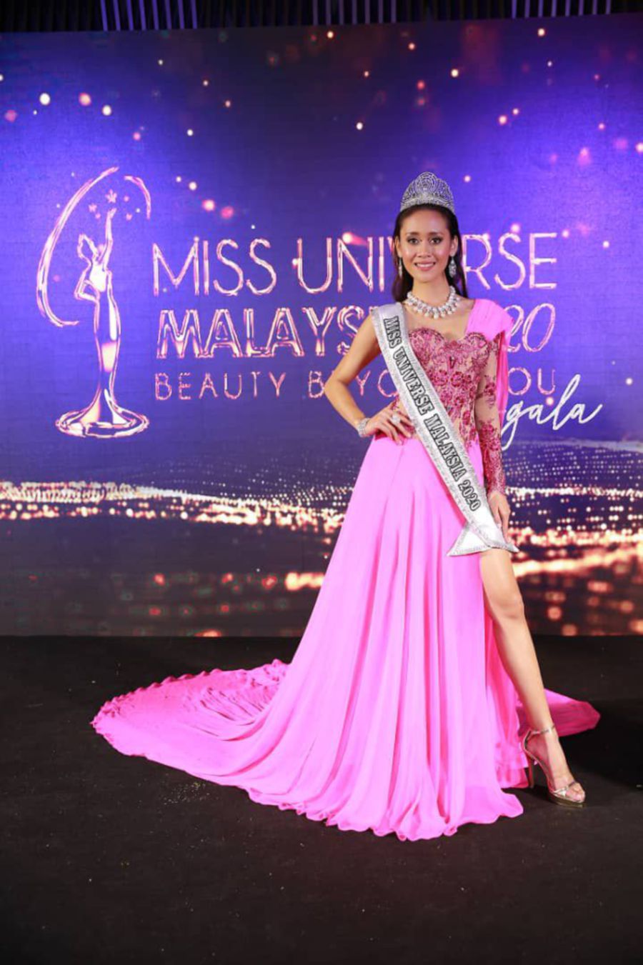 Francisca Luhong James was crowned Miss Universe Malaysia 2020. -Pic courtesy of MUMO
