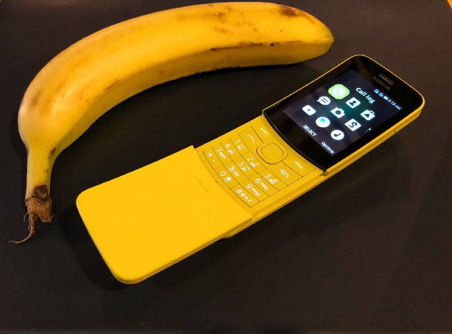The rebooted Nokia 8110 a.k.a. the Banana Phone, has finally arrived on the Malaysian shores today. Pix by Izwan Ismail