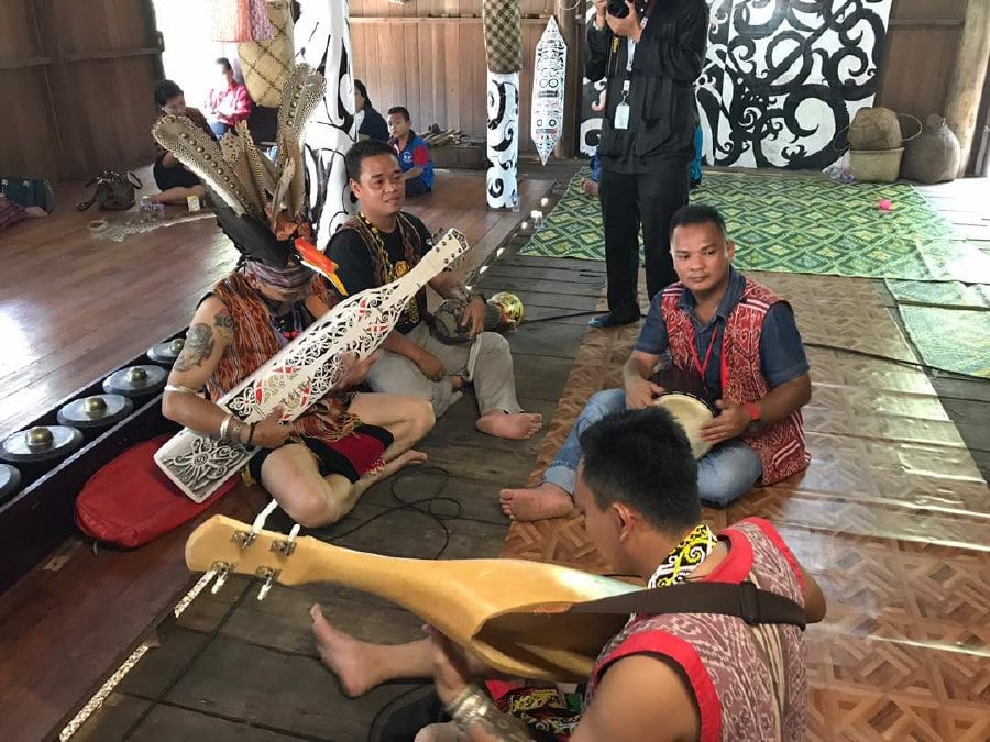 The Ngiling Bidai ceremony is to mark the end of the Gawai Dayak festival and it was held in Mini Malaysia for the first time by several Dayak members from the community. Pic by JANE RAJ.