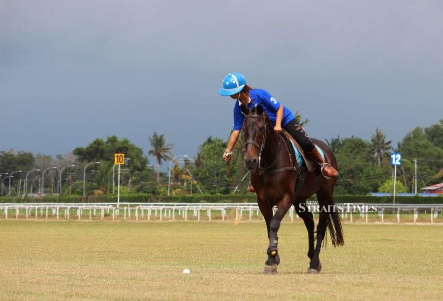 Isabelle Lonjuing Sayeed has once again made the country proud after setting a record as the youngest polo captain in Southeast Asia through the Sabah Polo Association. - NSTP/RECQUEAL RAIMI
