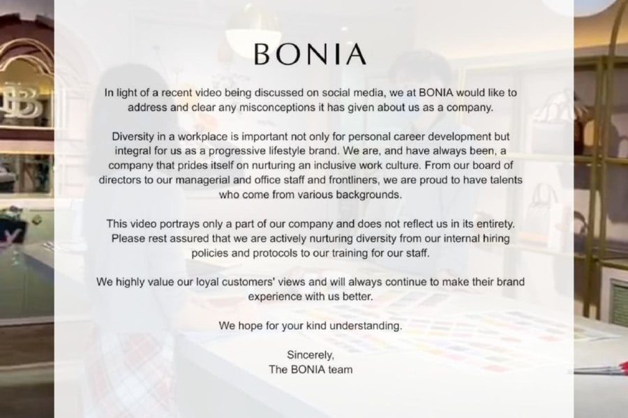 Bonia malaysia discount career