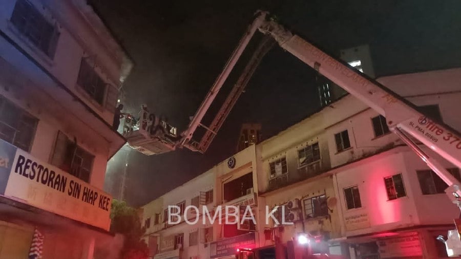 - Pic courtesy of the KL Fire and Rescue Department