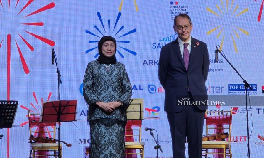 French ambassador Roland Galharague said his country was grateful to Malaysia for its long-standing friendship, marking their 65th anniversary of diplomatic relations. - NSTP/Adrian David 