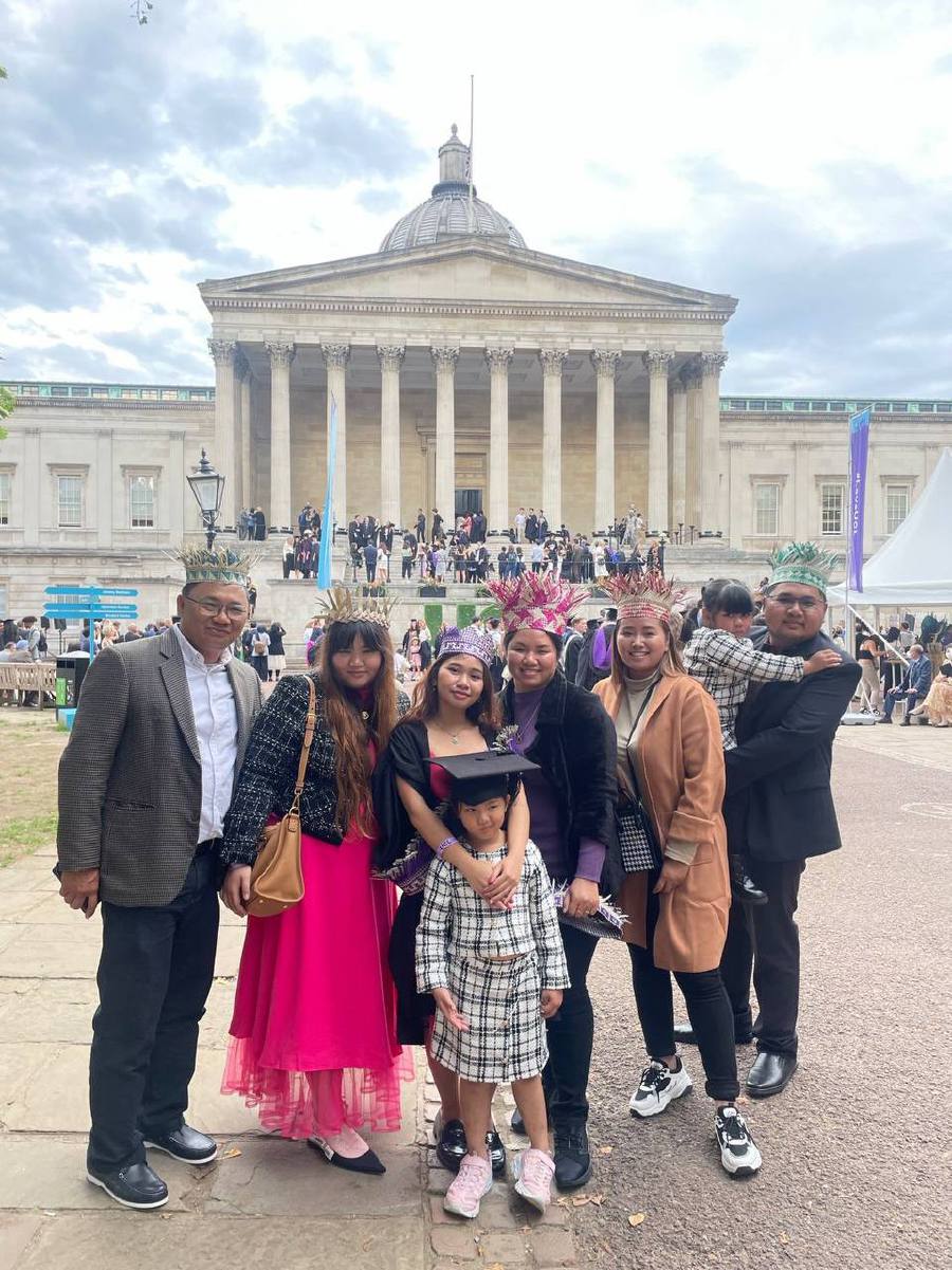 “I like to express my gratitude to my family and friends for their incredible support throughout my studies and life,” she said. - Pic courtesy of Susherrie Suki's LinkedIn 