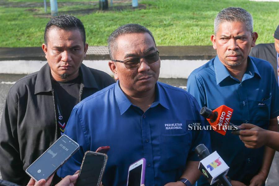Kedah Perikatan Nasional chief Datuk Seri Muhammad Sanusi Md Nor has brushed off accusations made against him by Digital Communications Minister Fahmi Fadzil. - NSTP/DANIAL SAAD