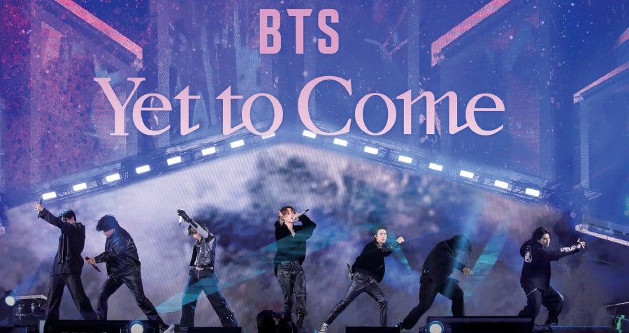 The concert movie features BTS performing in front of 50,000 fans in Busan, South Korea last October. – Pic courtesy of Prime Video