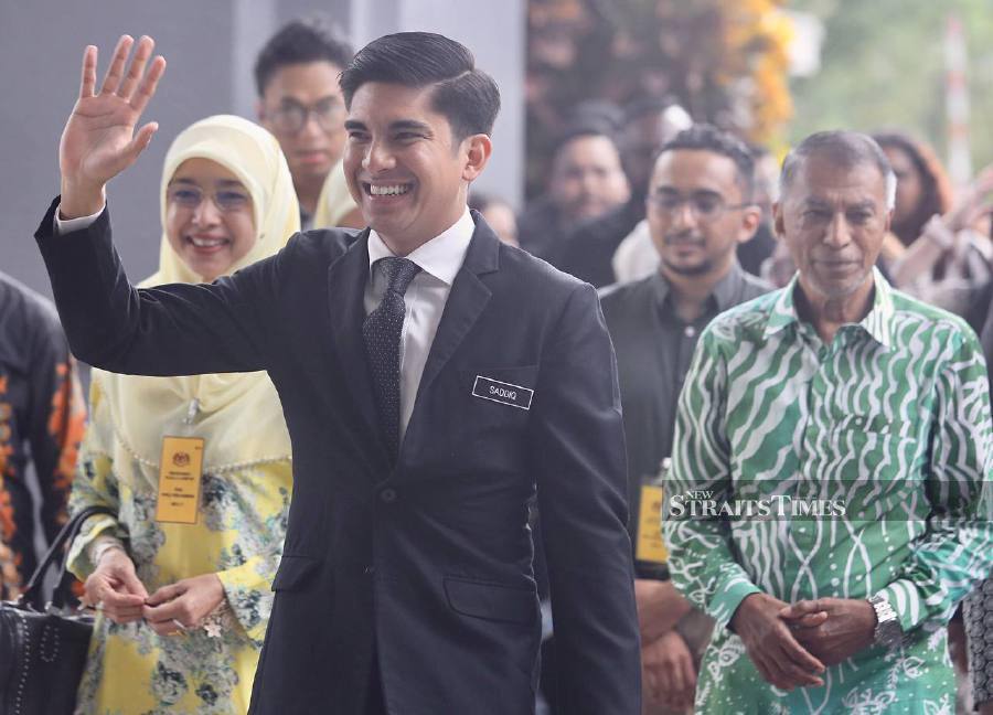 Muar member of parliament Syed Saddiq Syed Abdul Rahman was found guilty of all corruption charges brought against him in 2021.- NSTP/FATHIL ASRI