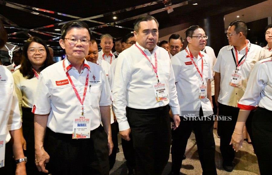 DAP secretary-general Anthony Loke Siew Fook has brushed off claims of a frosty relationship between Penang Chief Minister Chow Kon Yeow and his predecessor Lim Guan Eng.- NSTP/MIKAIL ONG