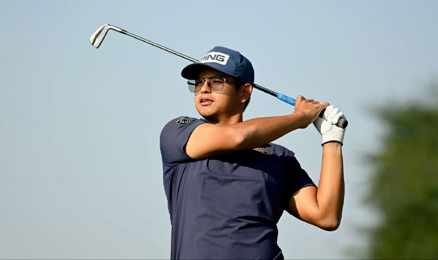 Ervin Chang in action during the Aramco International in Saudi Arabia on Saturday. PIC FROM ADT
