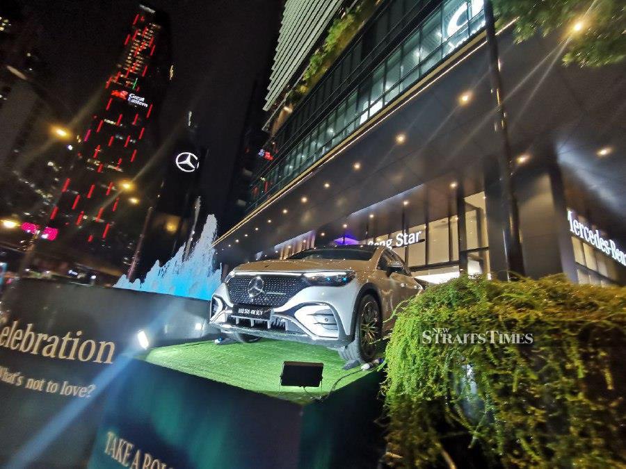 Details of the planned cooperation were made public during the launch of the Mercedes-Benz EQE 500 4Matic SUV, last evening. -- NSTP/Nicholas King