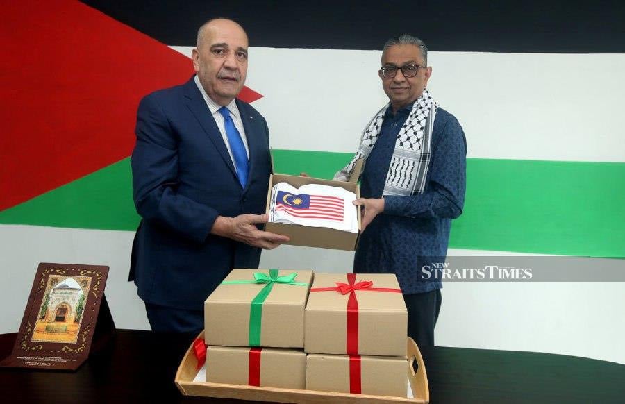 Walid Abu Ali said Israel was in violation of international law, adding that no single square metre of Palestinian land was safe from Israeli attacks. - NSTP/HAIRUL ANUAR RAHIM