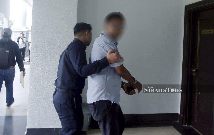 The accused said he understood all the charges and pleaded not guilty when the charges were read to him before Judge Siti Aminah Ghazali. - NSTP/HAIRUL ANUAR RAHIM